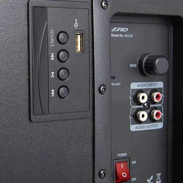 Sistem audio F&D A521X 52 W/ Black photo 7