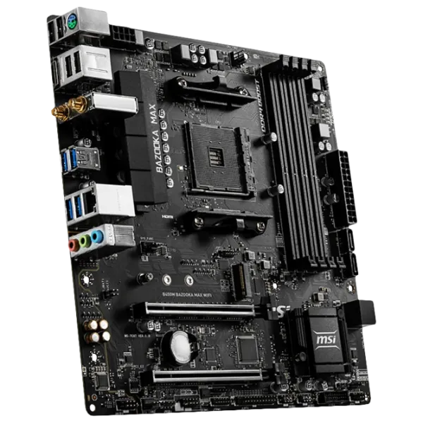 Placă de bază MSI B450M BAZOOKA MAX WIFI micro ATX/ AMD B450 photo 2