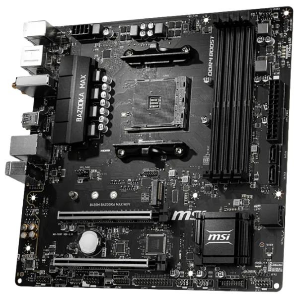 Placă de bază MSI B450M BAZOOKA MAX WIFI micro ATX/ AMD B450 photo 4