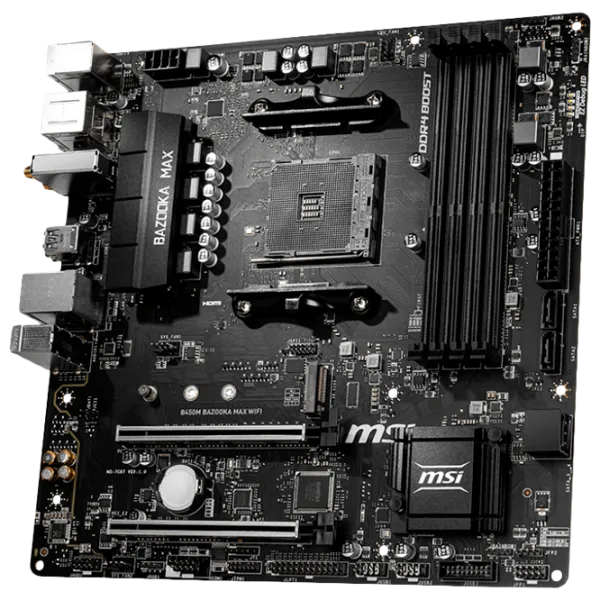 Placă de bază MSI B450M BAZOOKA MAX WIFI micro ATX/ AMD B450 photo 5