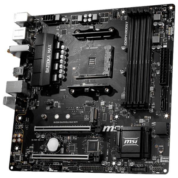 Placă de bază MSI B450M BAZOOKA MAX WIFI micro ATX/ AMD B450 photo 5