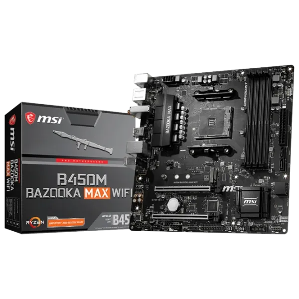 Placă de bază MSI B450M BAZOOKA MAX WIFI micro ATX/ AMD B450 photo 8