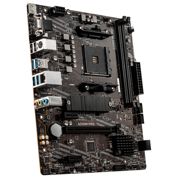 Материнская плата MSI A520M PRO mATX/ AMD A520 photo 2