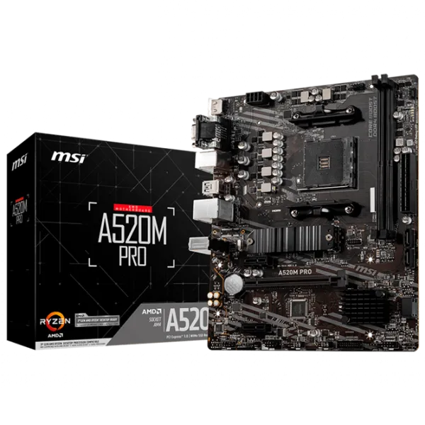 Материнская плата MSI A520M PRO mATX/ AMD A520 photo 5