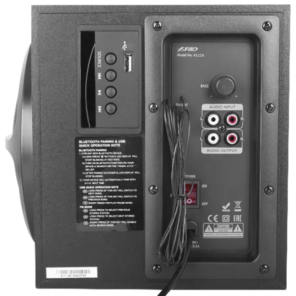 Sistem audio F&D A111x 35 W/ Black photo 6