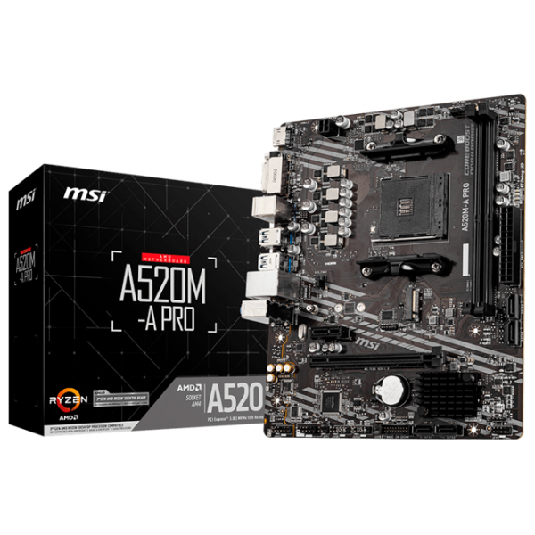 Материнская плата MSI A520M-A PRO mATX/ AMD A520 photo 5