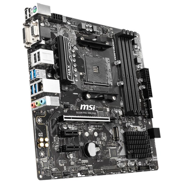 Placă de bază MSI B450M PRO-VDH MAX mATX/ AMD B450 photo 3