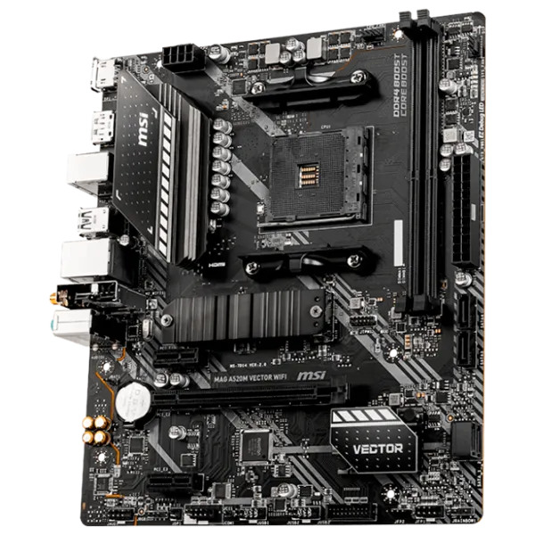 Материнская плата MSI A520M VECTOR WIFI mATX/ AMD A520 photo 3