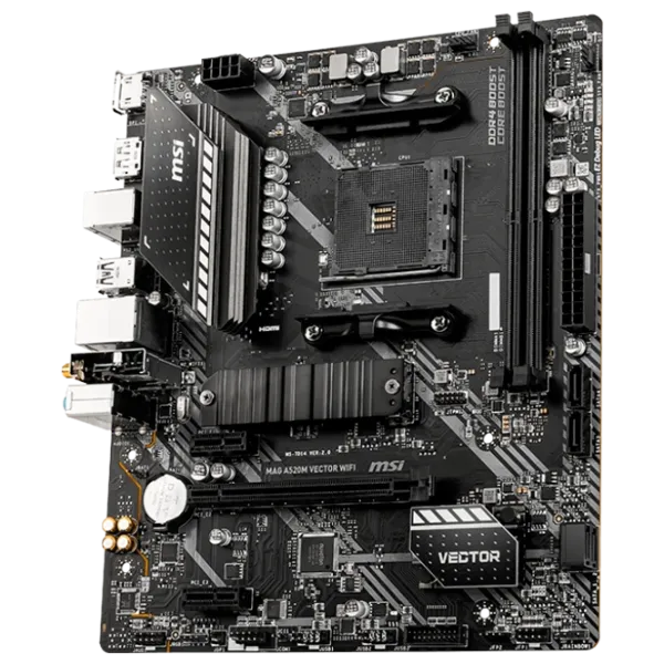 Материнская плата MSI A520M VECTOR WIFI mATX/ AMD A520 photo 4