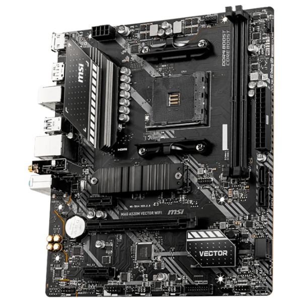 Материнская плата MSI A520M VECTOR WIFI mATX/ AMD A520 photo 4