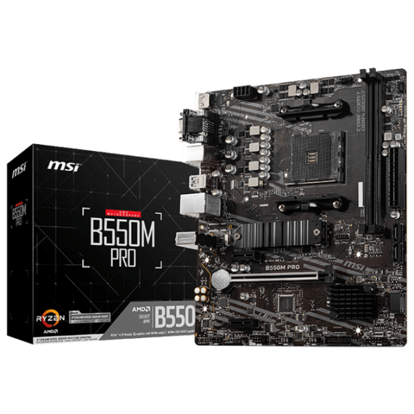 Материнская плата MSI B550M PRO mATX/ AMD B550 photo 5