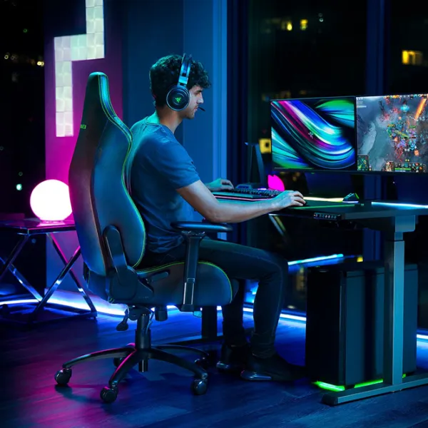 Игровое кресло Razer Iskur Зелёный Черный photo 7 Игровое кресло Razer Iskur Зелёный Черный photo 7