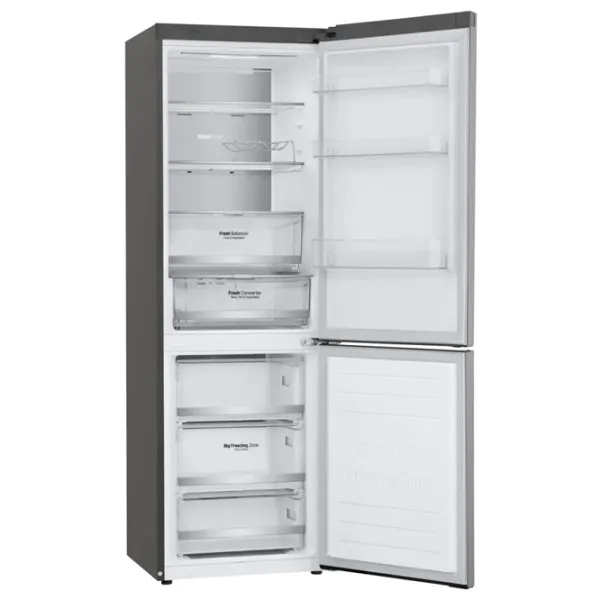 Frigider LG GA-B459SMUM cu congelator jos LINEARCooling/MetalFresh/DoorCooling+/Inox photo 3