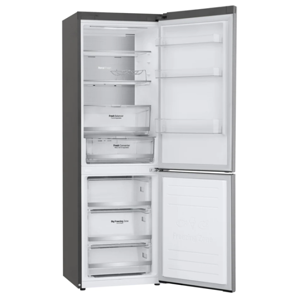 Frigider LG GA-B459SMUM cu congelator jos LINEARCooling/MetalFresh/DoorCooling+/Inox photo 3