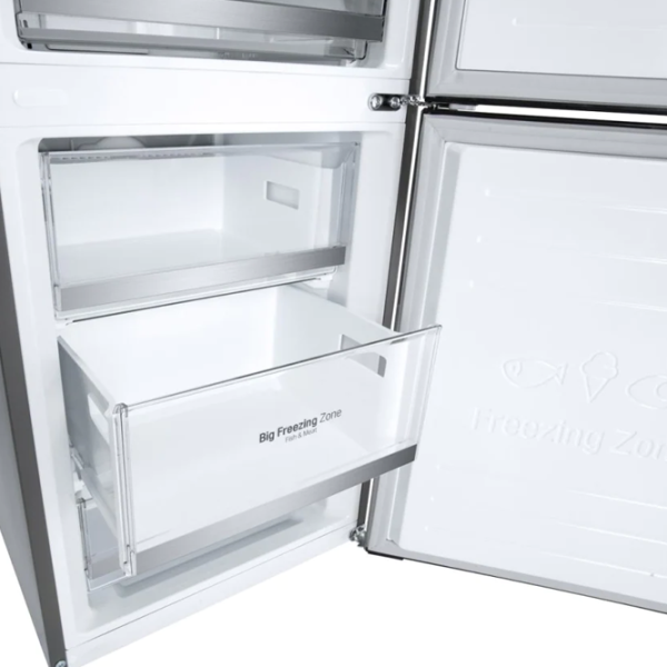 Frigider LG GA-B459SMUM cu congelator jos LINEARCooling/MetalFresh/DoorCooling+/Inox photo 10