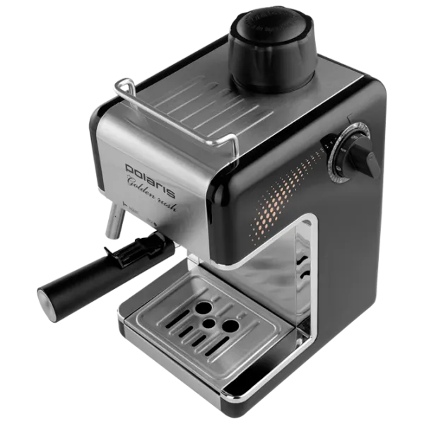 Кофеварка Polaris PCM4006A Рожковая/ 0.2 л/ Нержавеющая сталь photo 2