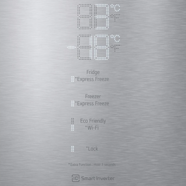 Frigider LG GA-B509PSAM cu congelator jos LINEARCooling/MetalFresh/DoorCooling+/Inox photo 7