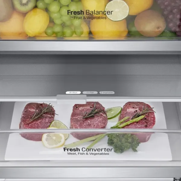 Frigider LG GA-B509SBUM cu congelator jos LINEARCooling/ MetalFresh/ DoorCooling+ photo 11