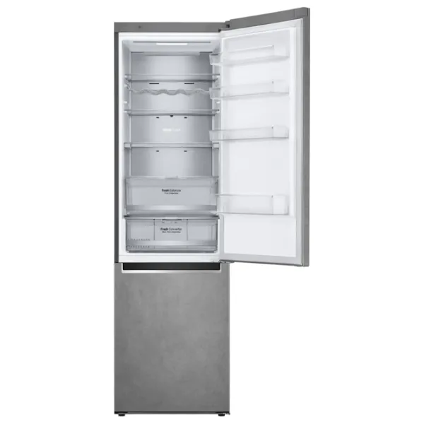 Frigider LG GA-B509MCUM cu congelator jos LINEARCooling/MetalFresh/DoorCooling+/Gray photo 2
