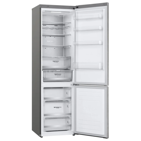 Frigider LG GA-B509MCUM cu congelator jos LINEARCooling/MetalFresh/DoorCooling+/Gray photo 3
