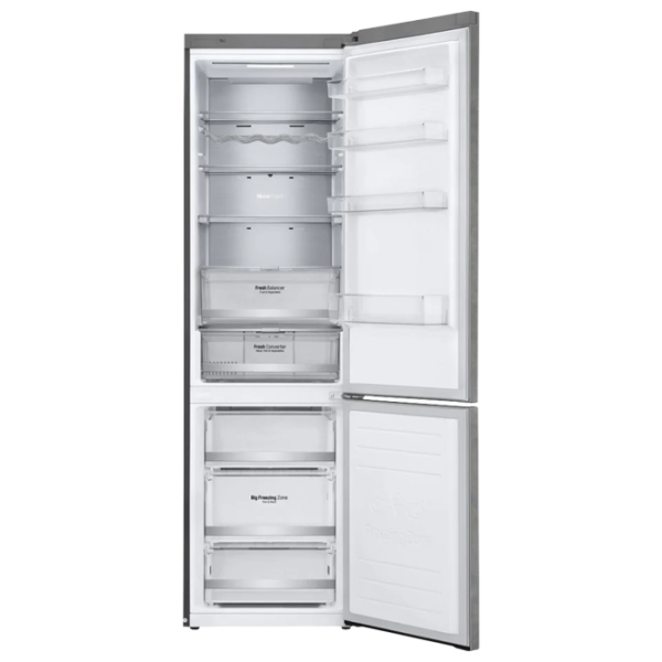 Frigider LG GA-B509MCUM cu congelator jos LINEARCooling/MetalFresh/DoorCooling+/Gray photo 6