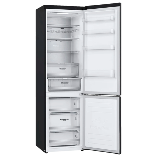 Frigider LG GA-B509MBUM cu congelator jos LINEARCooling/MetalFresh/DoorCooling+/Black photo 4 Frigider LG GA-B509MBUM cu congelator jos LINEARCooling/MetalFresh/DoorCooling+/Black photo 4