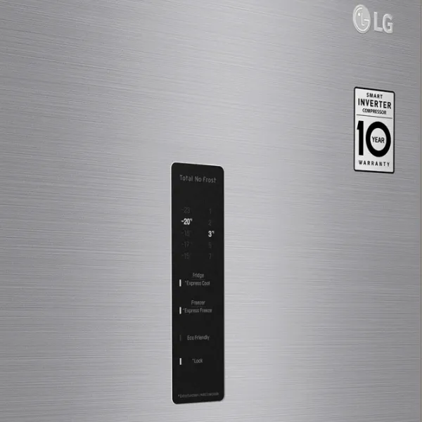 Frigider LG GA-B509CMTL cu congelator jos 384 l / 203 cm / Inox photo 4 Frigider LG GA-B509CMTL cu congelator jos 384 l / 203 cm / Inox photo 4