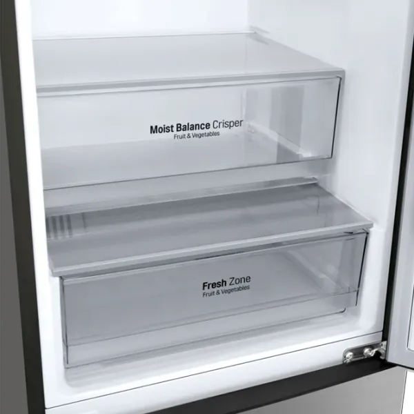 Frigider LG GA-B509CMTL cu congelator jos 384 l / 203 cm / Inox photo 6 Frigider LG GA-B509CMTL cu congelator jos 384 l / 203 cm / Inox photo 6