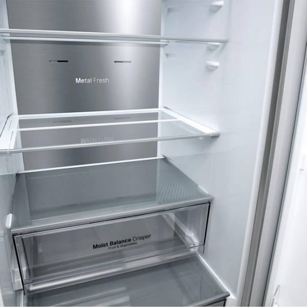 Frigider LG GA-B509CAQM cu congelator jos LINEARCooling/MetalFresh/DoorCooling+/Inox photo 8