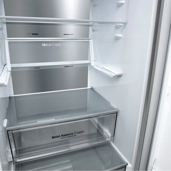 Frigider LG GA-B509CAQM cu congelator jos LINEARCooling/MetalFresh/DoorCooling+/Inox photo 9