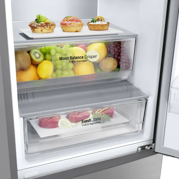 Frigider LG GA-B509CAQM cu congelator jos LINEARCooling/MetalFresh/DoorCooling+/Inox photo 10