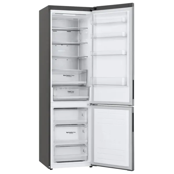 Frigider LG GA-B509CMQM cu congelator jos LINEARCooling/MetalFresh/DoorCooling+/Inox photo 3