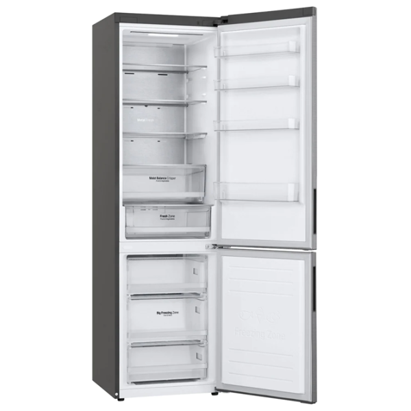 Frigider LG GA-B509CMQM cu congelator jos LINEARCooling/MetalFresh/DoorCooling+/Inox photo 3