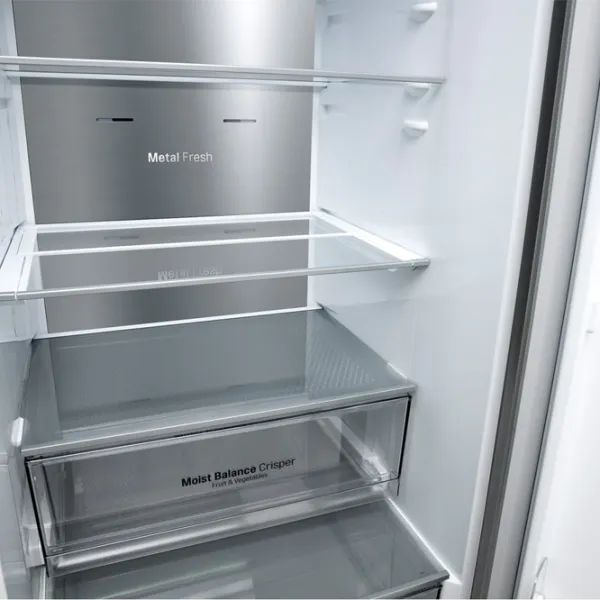 Frigider LG GA-B509CMQM cu congelator jos LINEARCooling/MetalFresh/DoorCooling+/Inox photo 8