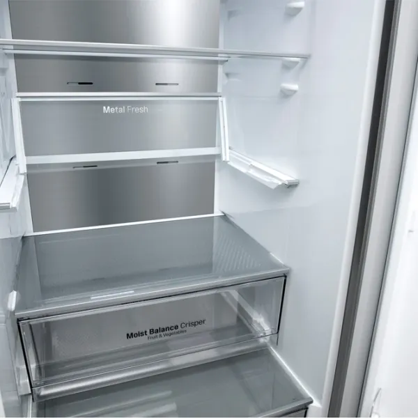 Frigider LG GA-B509CMQM cu congelator jos LINEARCooling/MetalFresh/DoorCooling+/Inox photo 9