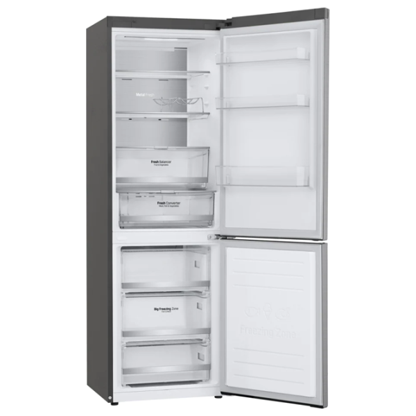 Холодильник LG GA-B459MAUM с нижней морозильной камерой LINEARCooling/MetalFresh/DoorCooling+/Нержавеющая сталь photo 3 Холодильник LG GA-B459MAUM с нижней морозильной камерой LINEARCooling/MetalFresh/DoorCooling+/Нержавеющая сталь photo 3
