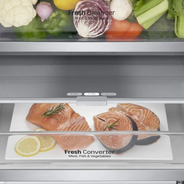 Холодильник LG GA-B459MAUM с нижней морозильной камерой LINEARCooling/MetalFresh/DoorCooling+/Нержавеющая сталь photo 9 Холодильник LG GA-B459MAUM с нижней морозильной камерой LINEARCooling/MetalFresh/DoorCooling+/Нержавеющая сталь photo 9