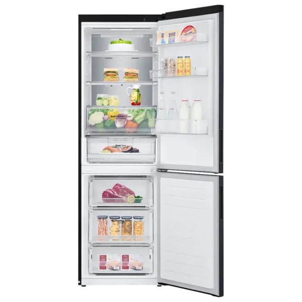 Frigider LG GA-B459CBTL cu congelator jos LINEARCooling/MetalFresh/DoorCooling+/Black photo 6