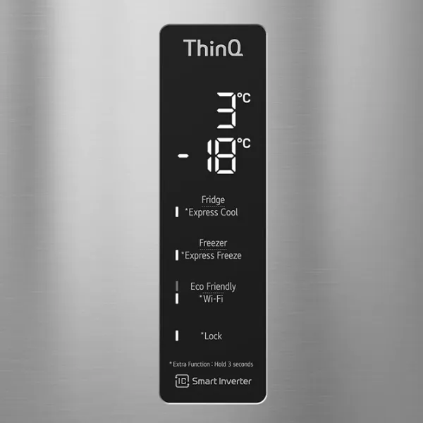 Frigider LG GA-B509MMQM cu congelator jos LINEARCooling/MetalFresh/DoorCooling+/Inox photo 7