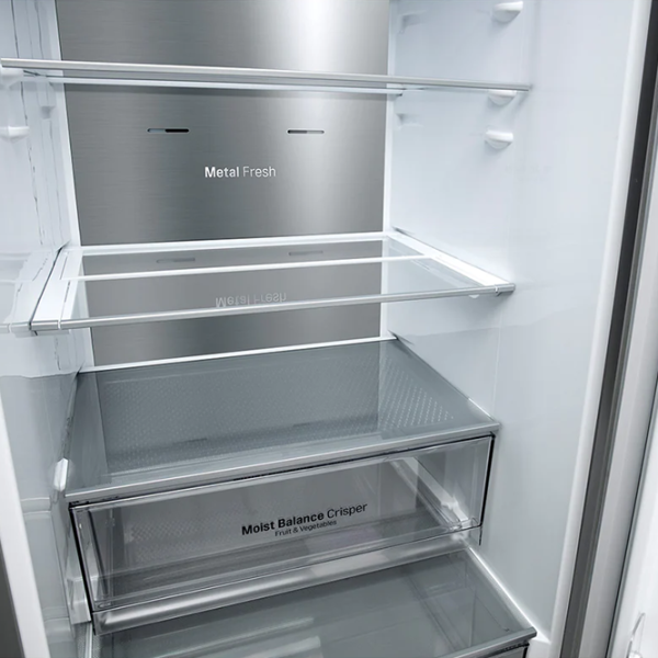 Frigider LG GA-B509MMQM cu congelator jos LINEARCooling/MetalFresh/DoorCooling+/Inox photo 9