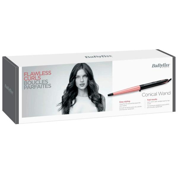 Плойка Babyliss С454Е Коническая/ Золотой Черный photo 3