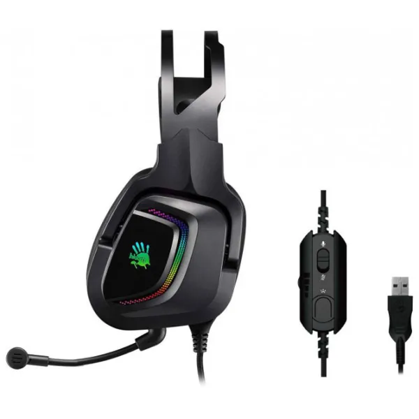 Căști A4Tech Bloody G570 Black Cu fir/ Gaming photo 3