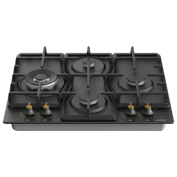 Plită încorporabilă pe gaz Gorenje GW 6D42CLB Black photo 2 Plită încorporabilă pe gaz Gorenje GW 6D42CLB Black photo 2