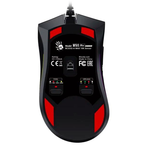 Mouse A4Tech Bloody W90 Max USB/ Black photo 9