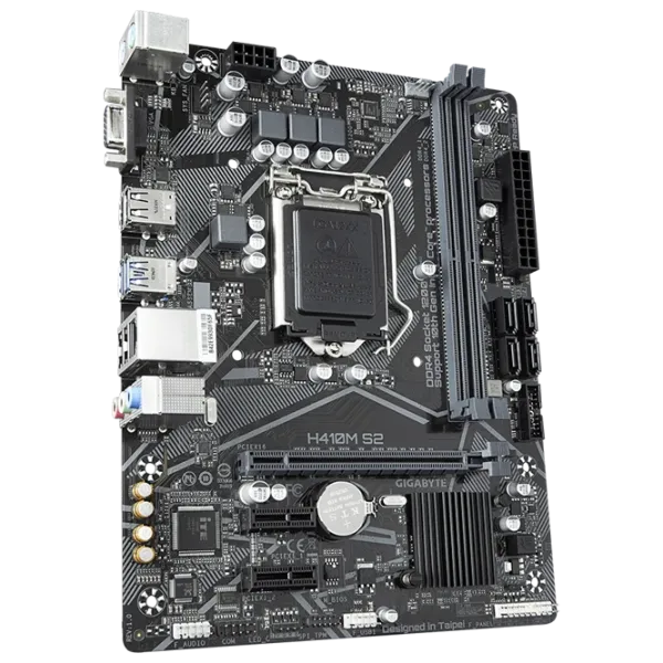 Placă de bază Gigabyte H410M S2 1.0 mATX/ Intel H410 photo 2