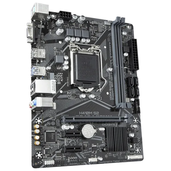 Placă de bază Gigabyte H410M S2 1.0 mATX/ Intel H410 photo 3