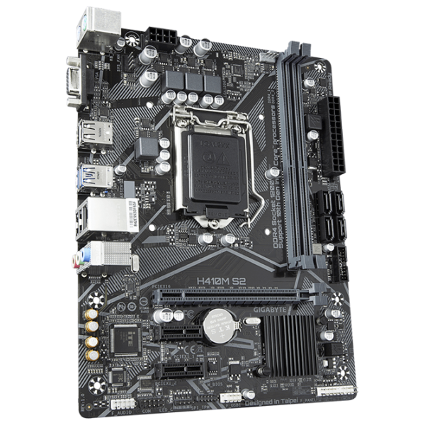 Placă de bază Gigabyte H410M S2 1.0 mATX/ Intel H410 photo 3