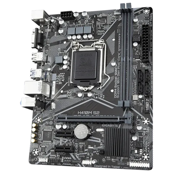 Placă de bază Gigabyte H410M S2 1.0 mATX/ Intel H410 photo 4