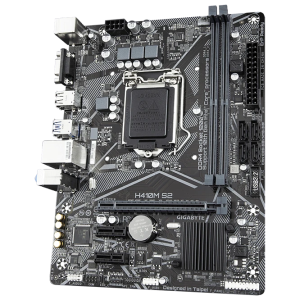 Placă de bază Gigabyte H410M S2 1.0 mATX/ Intel H410 photo 4