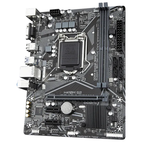 Placă de bază Gigabyte H410M S2 1.0 mATX/ Intel H410 photo 5